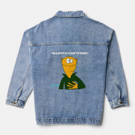 Ich bin der Gastgeber einer schlechten TV-Show-Pup Jeansjacke