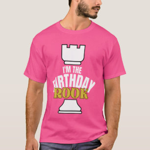 Ich bin der Geburtstag ROOK Schach Lover Crew Cous T-Shirt