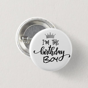 "Ich bin der Geburtstagsjunge" Krone Custom Button