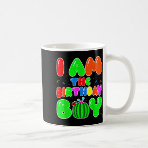 Ich bin der Geburtstagsjunge Lustige Wassermelone  Kaffeetasse