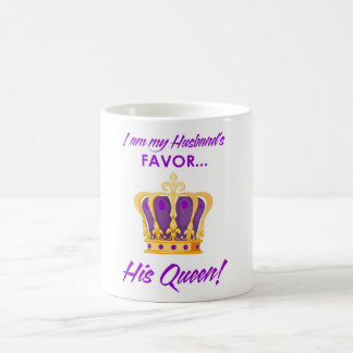 Ich bin der Gefallen meines Mannes Kaffeetasse