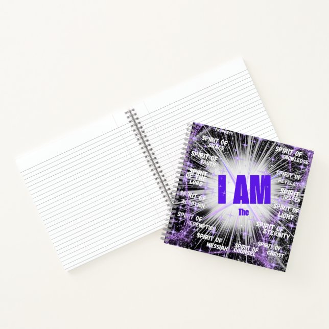 Ich bin der Geist Christi Spiral Notebook Notizbuch (Innenseite)