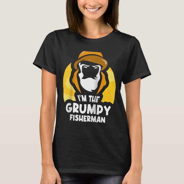 Ich bin der grausame Fischer, der Hobby-Fischfisch T-Shirt (Vorderseite)