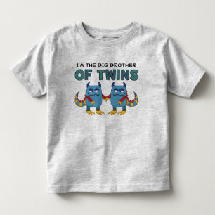 Ich bin der große Bruder von Zwillingen Kleinkind T-shirt