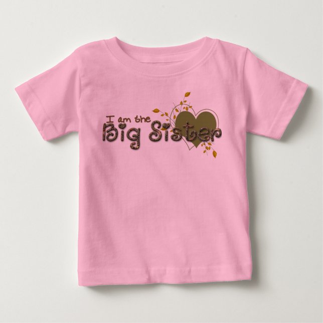 Ich bin der Große Sis Baby T-shirt (Vorderseite)