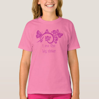 Ich bin der große T - Shirt der Schwesterpink-Girl