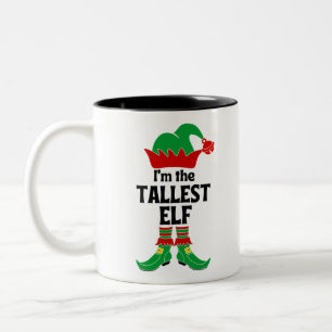 Ich bin der größte Elf Zweifarbige Tasse