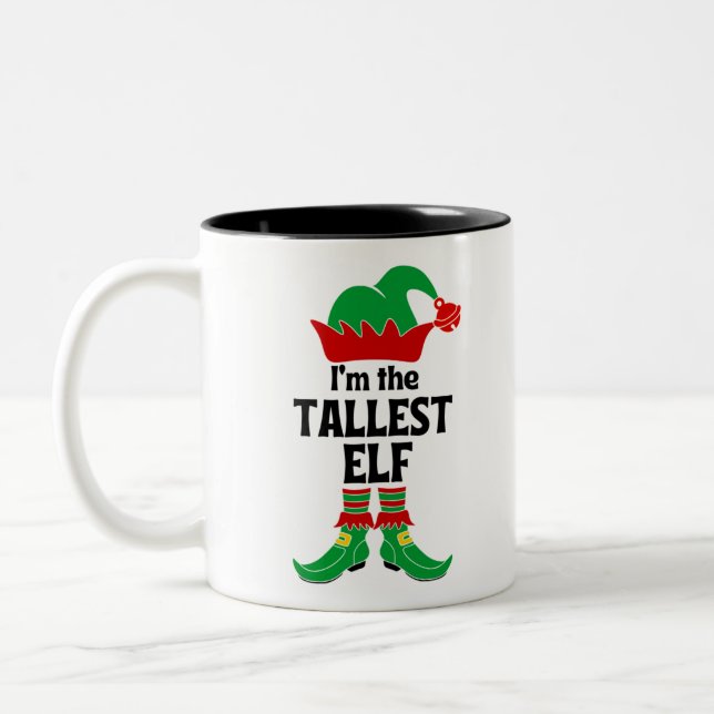 Ich bin der größte Elf Zweifarbige Tasse (Links)
