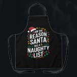 Ich bin der Grund, warum der Weihnachtsmann eine u Schürze<br><div class="desc">Ich bin der Grund,  warum der Weihnachtsmann eine unheilvolle Liste lustiger Weihnachten hat</div>