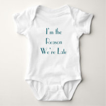 Ich bin der Grund, warum wir zu spät sind