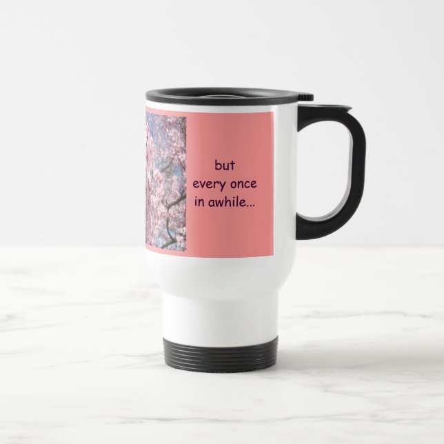 Ich bin der gute! Die Tasse des Kaffees spendet ro (Rechts)