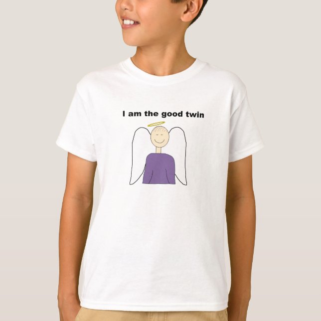 Ich bin der gute Zwilling T-Shirt (Vorderseite)