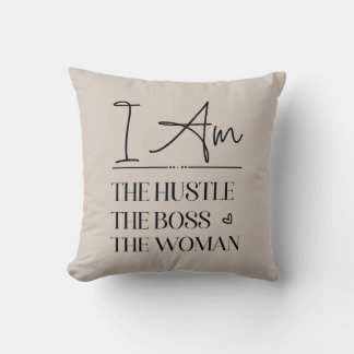 Ich bin der Hase, der Boss, die Frau lustig Kissen