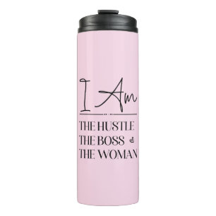 Ich bin der Hase, der Boss, die Frau lustig Thermosbecher