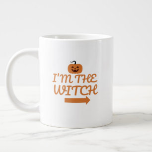 Ich bin der Hexen-Kaffeebecher Jumbo-Tasse