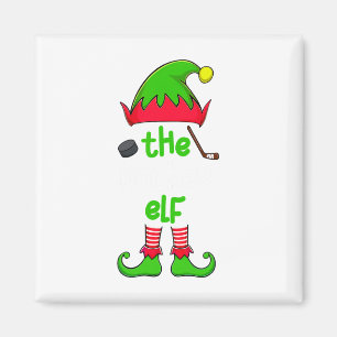 Ich bin der Hockey-Elf Weihnachten Familie passend Magnet