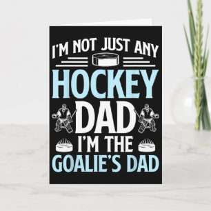 Ich bin der Hockey-Torwart-Vater eines Eishockey-T Karte