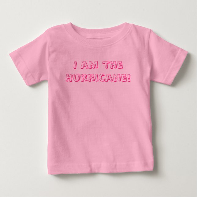 Ich bin der Hurrikan! Baby T-shirt (Vorderseite)
