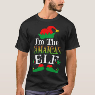 Ich bin der jamaikanische Elf Weh Weihnachtselfen  T-Shirt