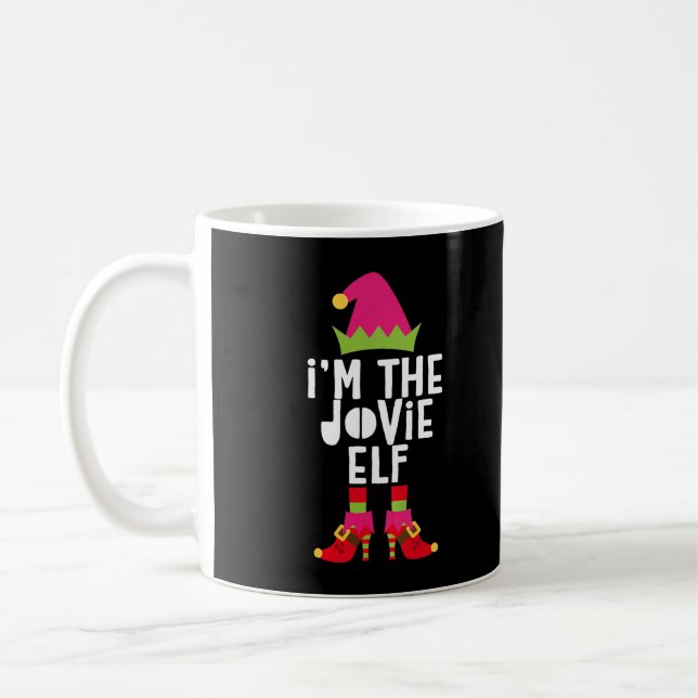 Ich bin der Jovie-Elf-T - Shirt, der Weihnachts-Co Kaffeetasse (Links)