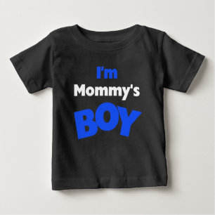 Ich bin der Junge der Mama Baby T-shirt