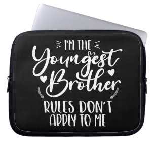 Ich bin der jüngste Bruder Sarcastic Bruder Cool Laptopschutzhülle