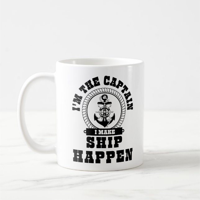 Ich bin der Kapitän, den ich anstelle, dass das Sc Kaffeetasse (Links)