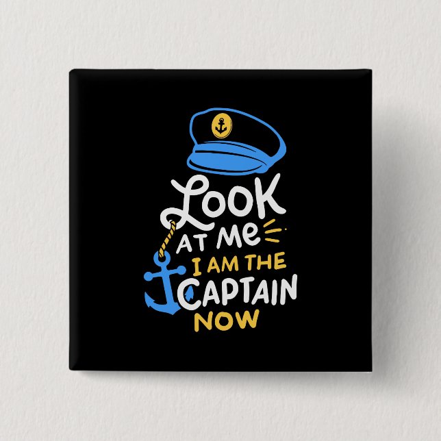 Ich bin der Kapitän, der jetzt Captain Gift bootet Button (Vorderseite)