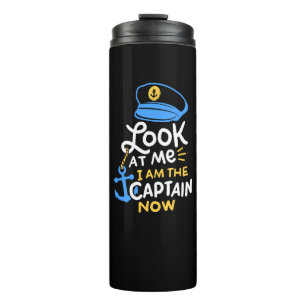 Ich bin der Kapitän, der jetzt Captain Gift bootet Thermosbecher