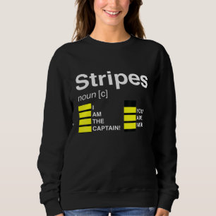 Ich bin der Kapitän - die lustige Bedeutung von Pi Sweatshirt