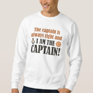 Ich bin der Kapitän Sweatshirt