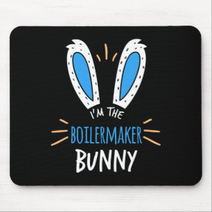 Ich bin der Kesselbauer Bunny Ohren Schweißer Oste Mousepad