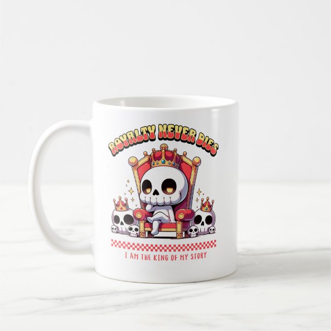 Ich bin der König meiner Geschichte | Royalty Neve Kaffeetasse (Links)