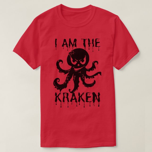 Ich bin der kraken 5 T-Shirt (Design vorne)
