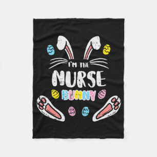 Ich bin der Krankenpfleger Hase Süße Ostern passen Fleecedecke