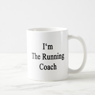 Ich bin der laufende Trainer Kaffeetasse