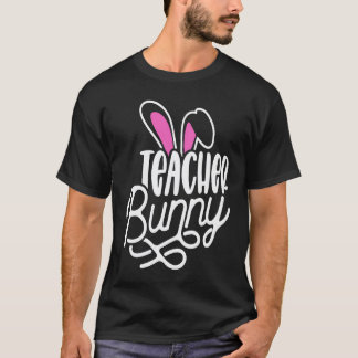 Ich bin der Lehrer Bunny Ostertag Hase Familie Mat T-Shirt