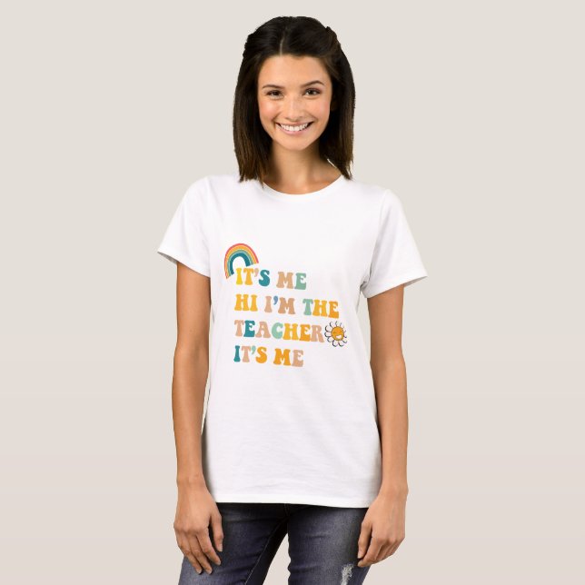 ICH BIN DER LEHRER, ICH T-Shirt (Vorne ganz)