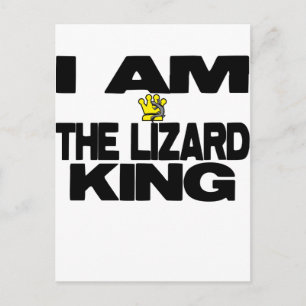 Ich bin der Lizard King Postkarte