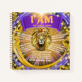 Ich bin der Löwe von Judah Spiral Notebook Notizbuch