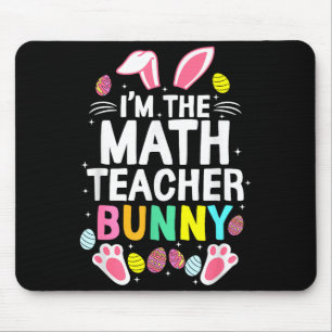 Ich bin der Mathelehrer-Hase, frohen Ostertag, süß Mousepad