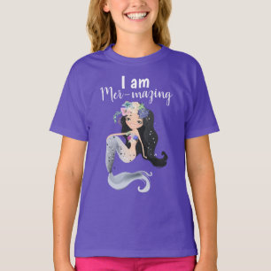 Ich bin der Mazing Girls' Hanes TAGLESS® T - Shirt