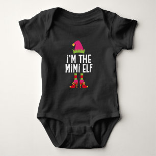 Ich bin der Mimi Elf, der Weihnachtskostüm gleicht Baby Strampler