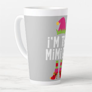 Ich bin der Mimi Elf, der Weihnachtskostüm gleicht Milchtasse