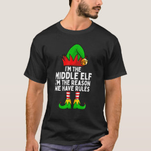Ich bin der Mittelelf, der Weihnachten passt T-Shirt