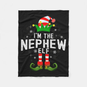 Ich bin der Neffe-Elf-Weihnachtsfamilie Pjs Kostüm Fleecedecke