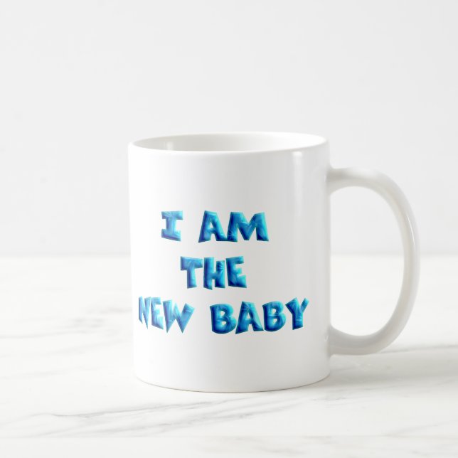 Ich bin der New Baby Junge Kaffeetasse (Rechts)
