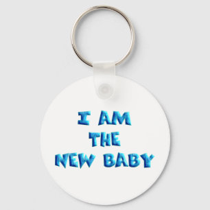 Ich bin der New Baby Junge Schlüsselanhänger