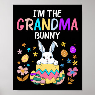 Ich bin der Oma Bunny Happy Ostertag Frauen Rabbi Poster