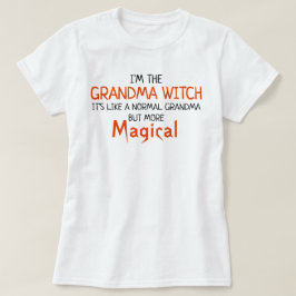 Ich bin der Oma Witch Funny Halloween-T - Shirt